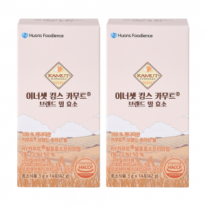 이너셋 킹스 카무트 브랜드 밀 효소 3g x 14포 2박스