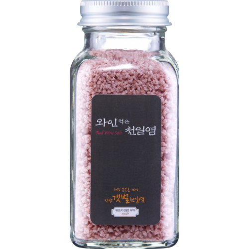 솔트레인보우 레드와인먹은 천일염 120g