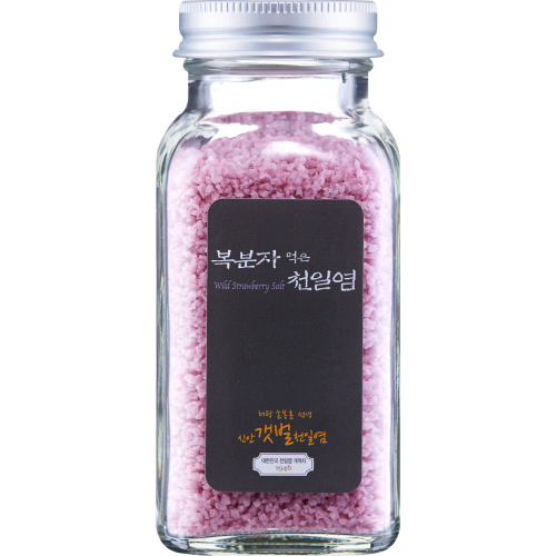 솔트레인보우 복분자먹은 천일염 120g