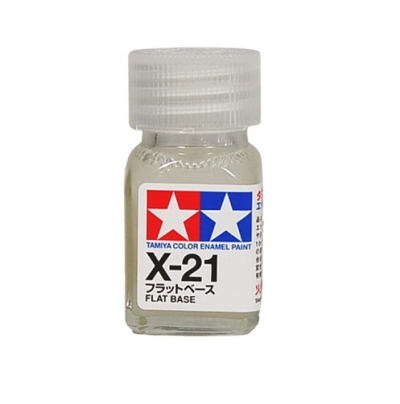 타미야 에나멜 X-21 FLAT BASE (무광첨가제) 10ml