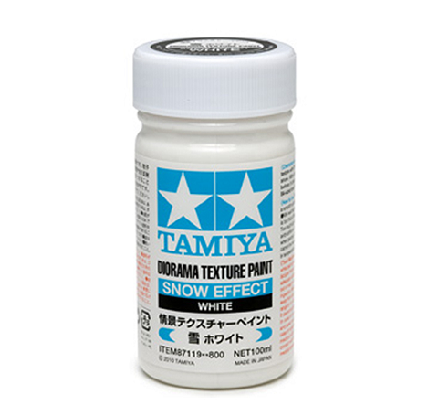 타미야  Diorama Texture Paint 100ml (Snow Effect White) 87119