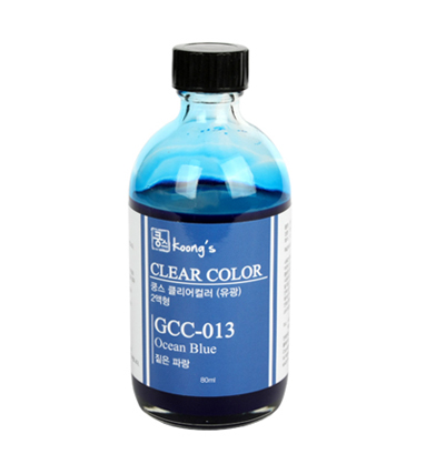 Koongs  클리어 칼라 2액형  OCEAN BLUE (GCC-013)  80ml