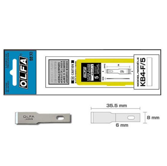 OLFA  아트나이프 칼날 KB4-F (5매입)
