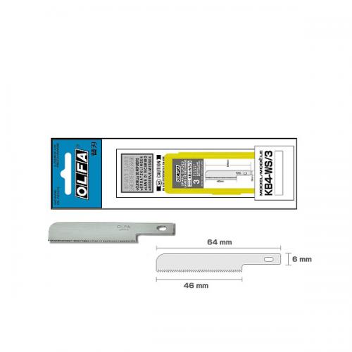OLFA  아트나이프 칼날 KB4-WS(3매입)
