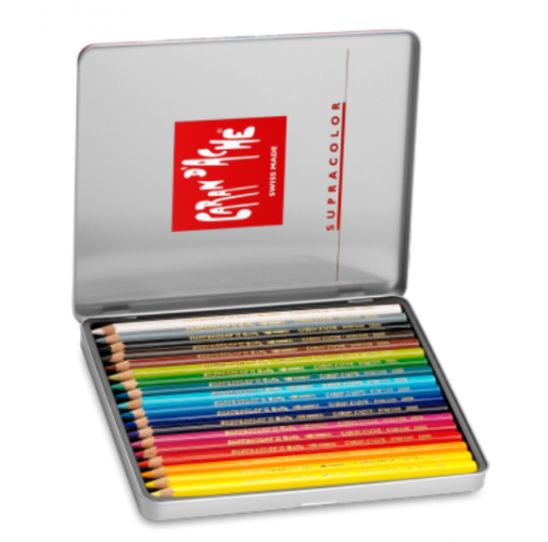 까렌다쉬 supra  전문가용 수채색연필 18색
