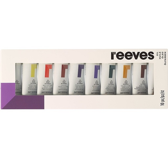 Reeves 유화 물감 22ml  10색