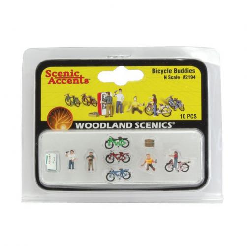 1:160   Bicycle Buddies  10종 (N scale) A2194