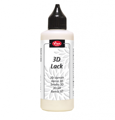 VIVA  Lock  3D 효과 투명 마감제 82ml