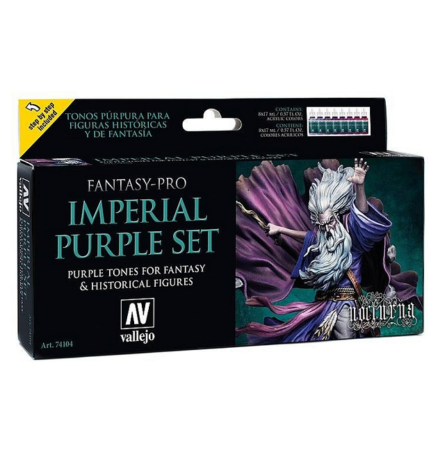 바예호  아크릴   Fantasy Pro   (Imperial Purple) 17m 8색 (74104)