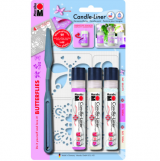 MARABU 캔들 라이너 25ml 3색 (나비)