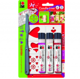 MARABU 캔들 라이너 25ml  3색 (하트)