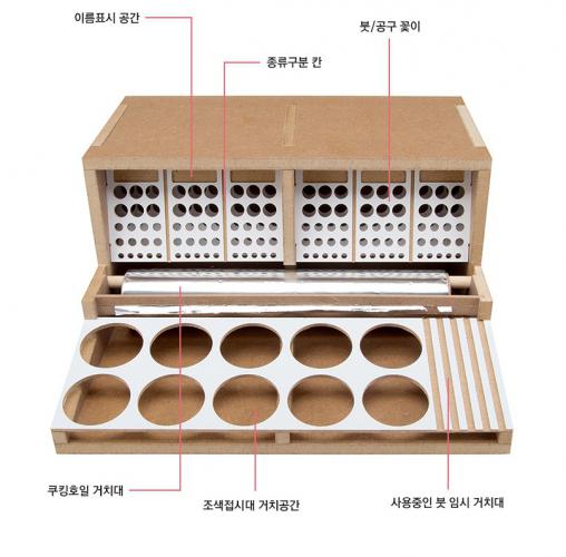 오페라   붓꽃이 및  도료접시 거치대 OPERA-04