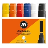 Molotow  아크릴 페인트 마카 15mm (Basic 1) 6색