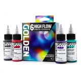 골덴  High Flow 아크릴 (Airbrush) 30ml  6색 (GG0949)