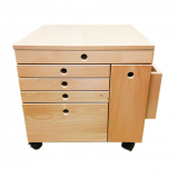 화가 전용 서랍장 (원목)