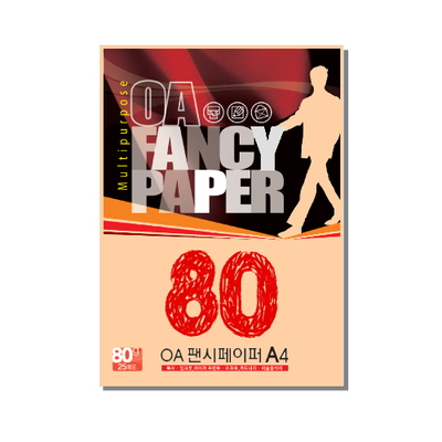 OA 팬시페이퍼  색지 A4  80g(25장)  색상선택