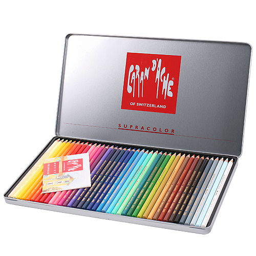 까렌다쉬  supra 전문가용 수채색연필 40색  (사은품- 스칼라 연필깎이)