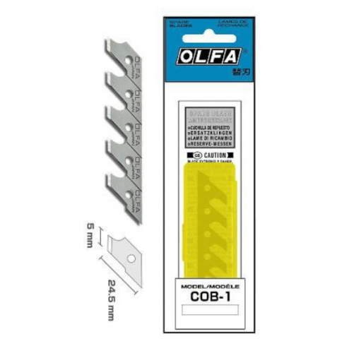 OLFA 컴퍼스(원형)  칼날 COB-1 (15매입)