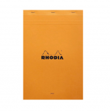 로디아 Orange 80g (무지) 80매 드로잉북 메모패드 (상단철) 크기선택