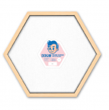 미대오빠 면천 캔버스 프레임(두께2.8cm) 세트 / 육각형 20cm [2개묶음]