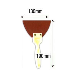 적색 삼각 고무 헤라 (폭13cm)