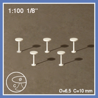 원형테이블 1:100 (5개입)  FS5461802