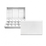 신한 수채화 하프팬 12색+6칸 (ABS) 파레트