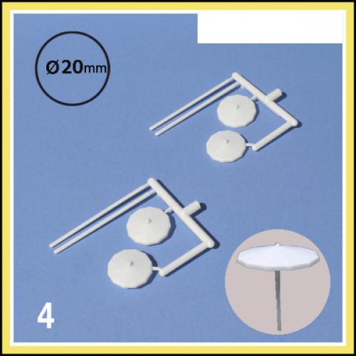 파라솔 (4개입) 1:100 (FS051020)