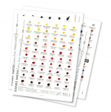 다니엘 스미스 266색+22색 수채화 도트 카드