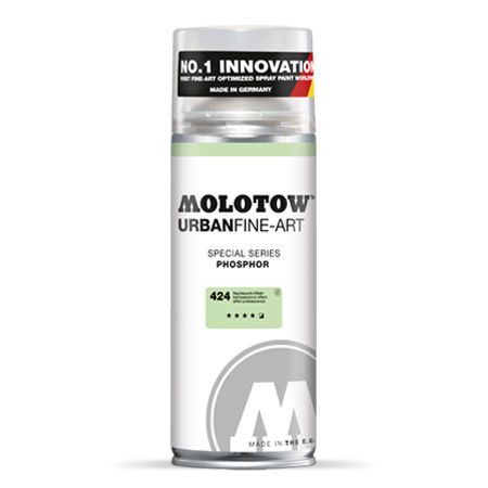 Molotow 424 야광(Phosphor Green) 아크릴 스프레이 400ml