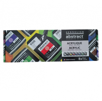 시넬리에 Abstract 아크릴 40ml 8색 세트