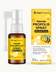 캐나다 로얄캐네디언 마누카 프로폴리스 스프레이 알코올프리 15ml 2통 플라보노이드 Bee Propoilis