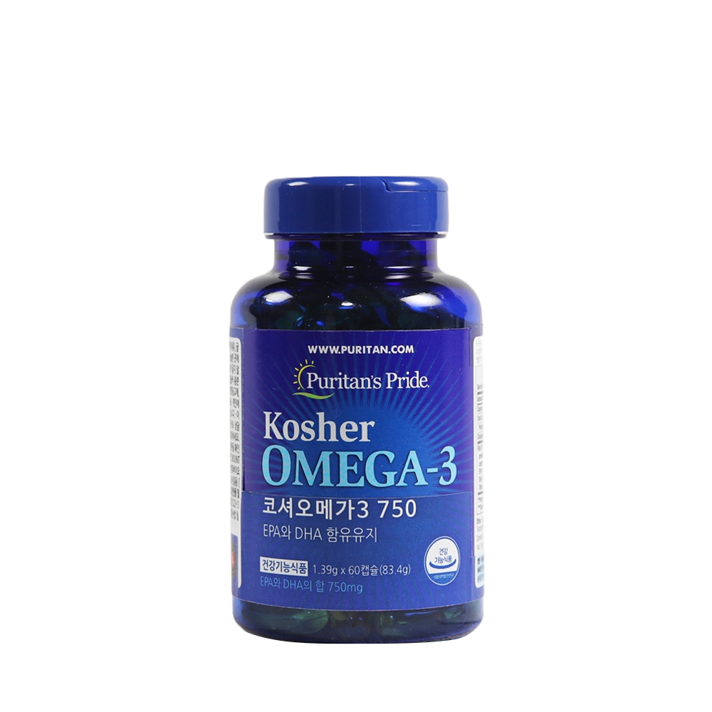 코셔 오메가3 750mg (60캡슐/2개월)