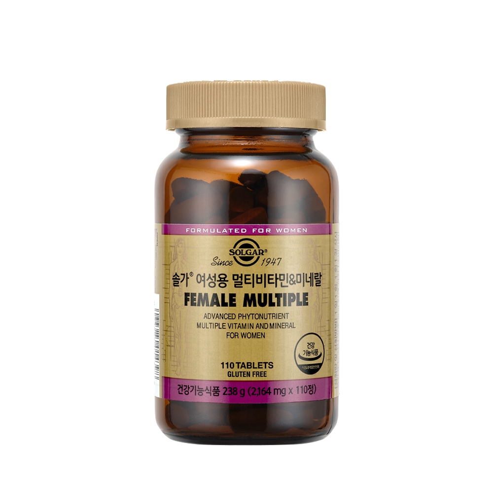 여성용 멀티비타민 미네랄 110정