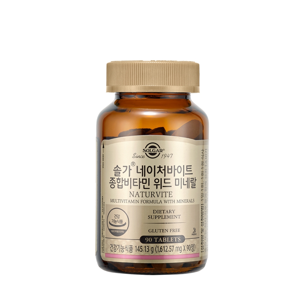 네이처바이트 종합비타민 위드미네랄 90정 [27.03.01까지]