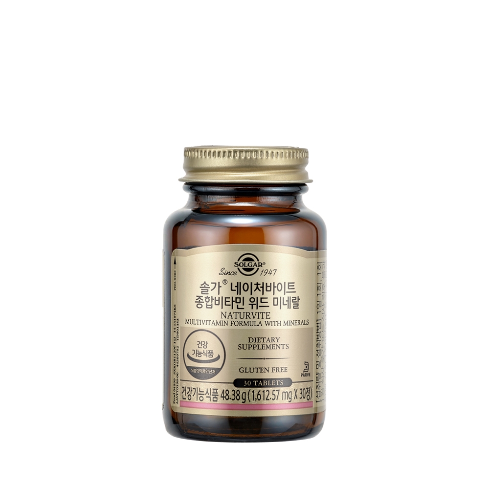 네이처바이트 종합비타민 위드미네랄 30정 [27.01.01까지]