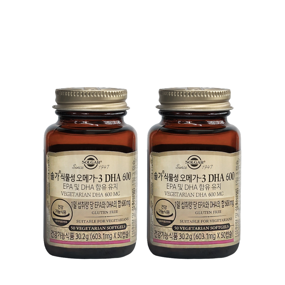 식물성 오메가-3 DHA 600 50캡슐 [26.04.01까지]