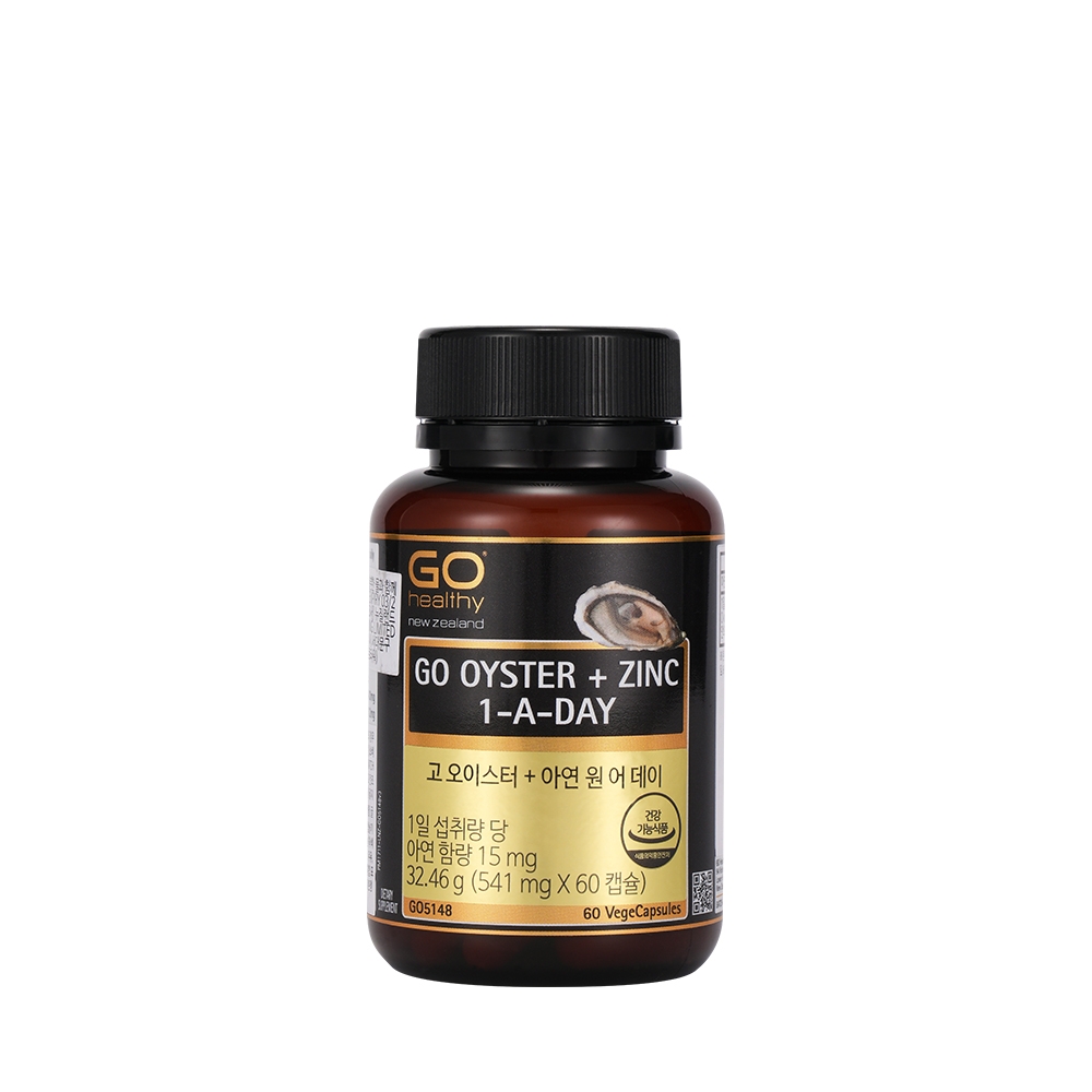 고 오이스터 + 아연 원 어 데이 60캡슐