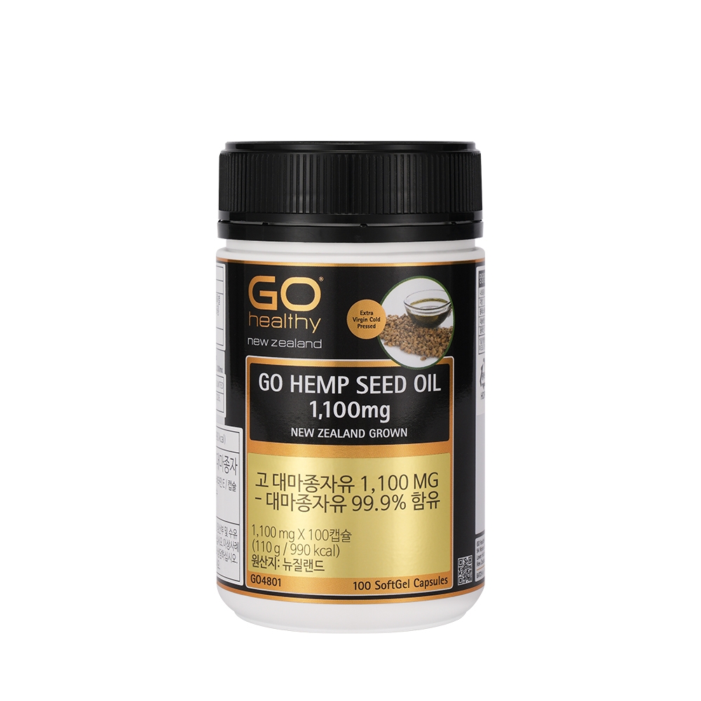 고 대마종자유 1,100MG 100캡슐