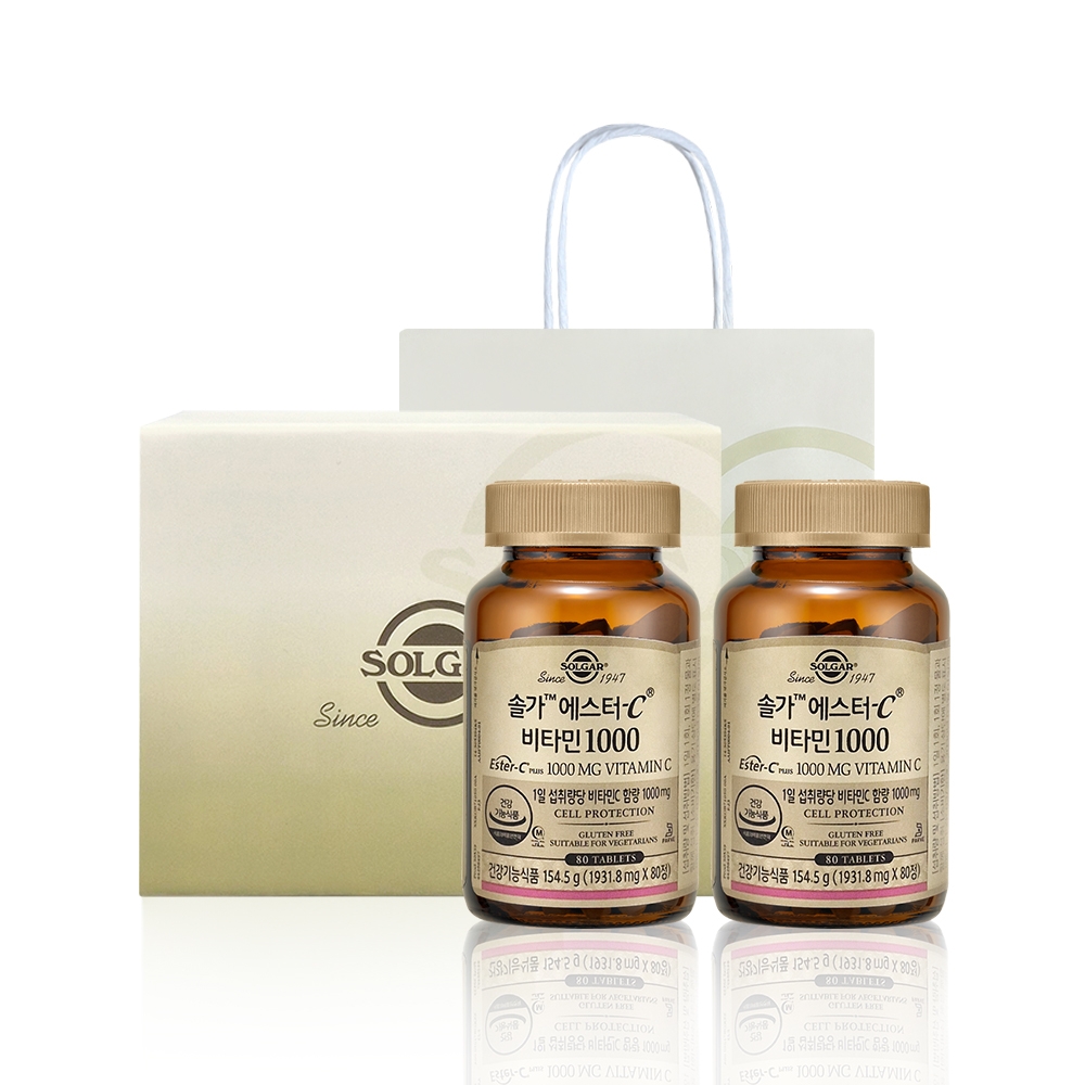 [2개세트] 에스터-C 비타민 1000 80정 세트