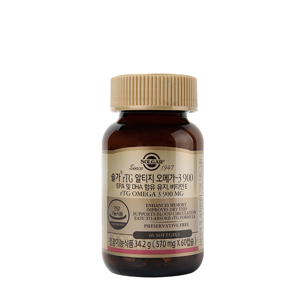 rTG 알티지 오메가-3 900 60캡슐