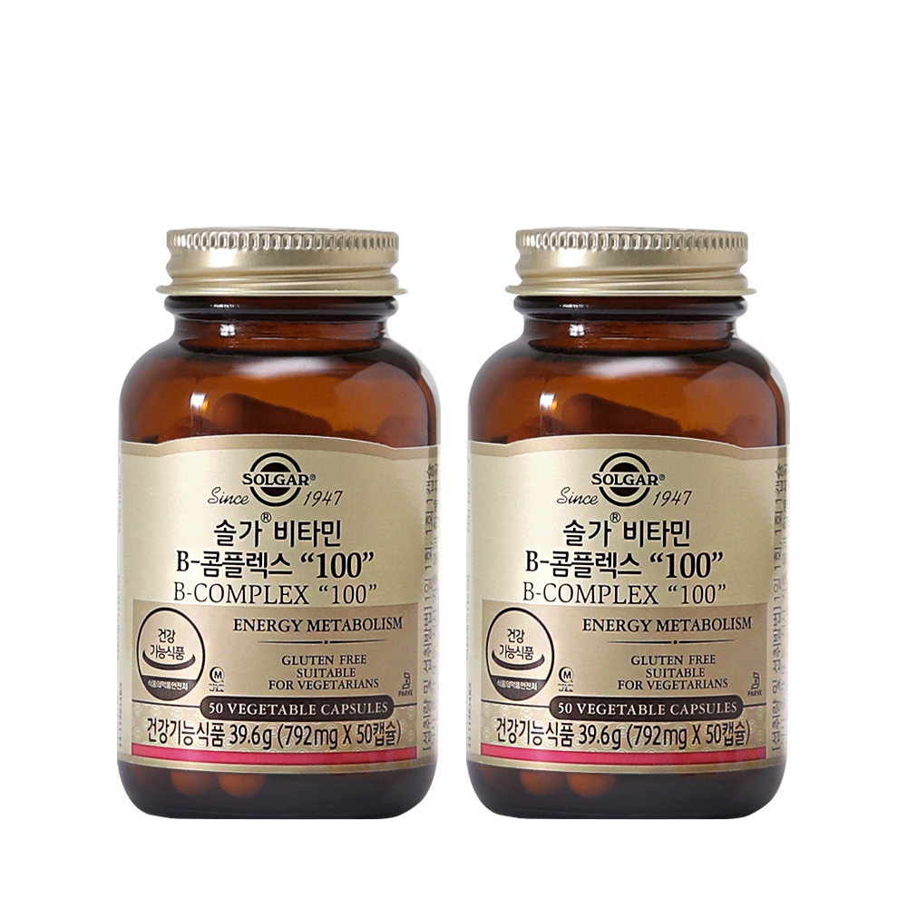 [3개월분] 비타민 B-콤플렉스 50캡슐X2개 [27.01.01까지]