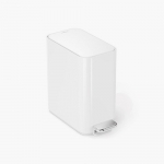 Slim Step Trash Can 5L White