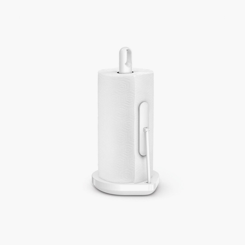 Tension Arm Paper Towel Holder White