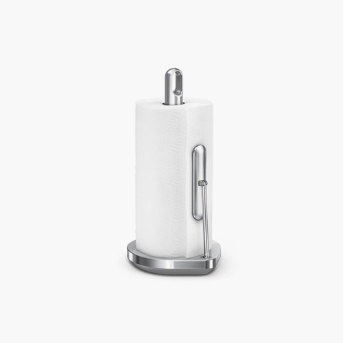 Tension Arm Paper Towel Holder Silver