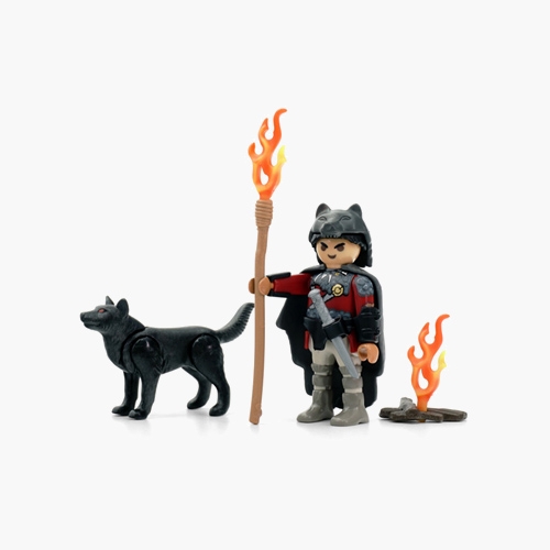 플레이모빌 늑대와 전사(71482)