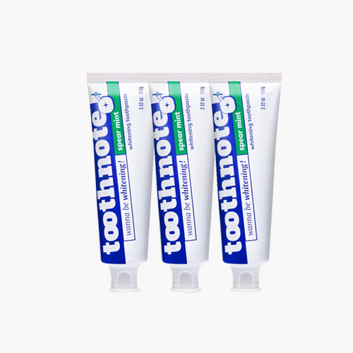 투스노트 치아미백 미백치약 스피아민트 100g 3개