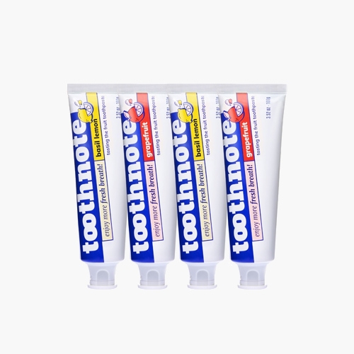 투스노트 구취제거 수분테라피 바질레몬,자몽향 치약 100g 2개