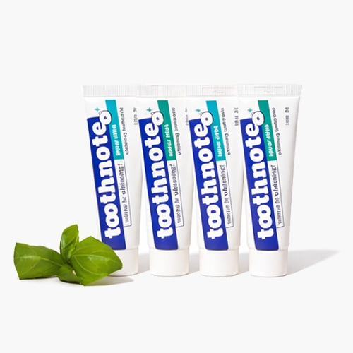 투스노트 휴대용 미니 미백치약 30g 2종 4개입