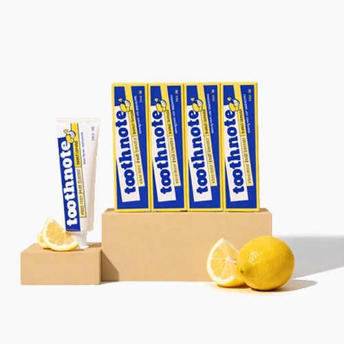 투스노트 입냄새제거 수분치약 바질레몬향 100g 4개